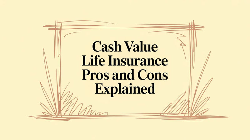 Cash Value Life Insurance Pros and Cons Explained