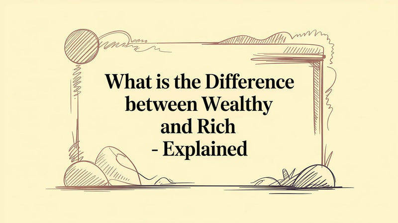 what is the difference between wealthy and rich - Explained