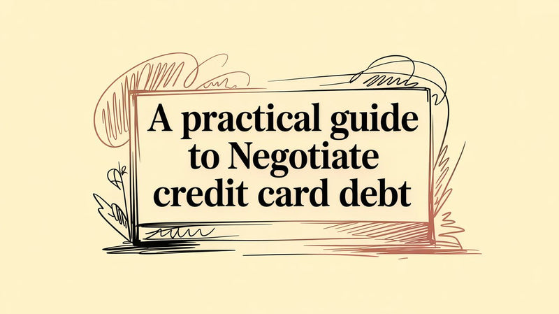 A Practical Guide to Negotiate Credit Card Debt