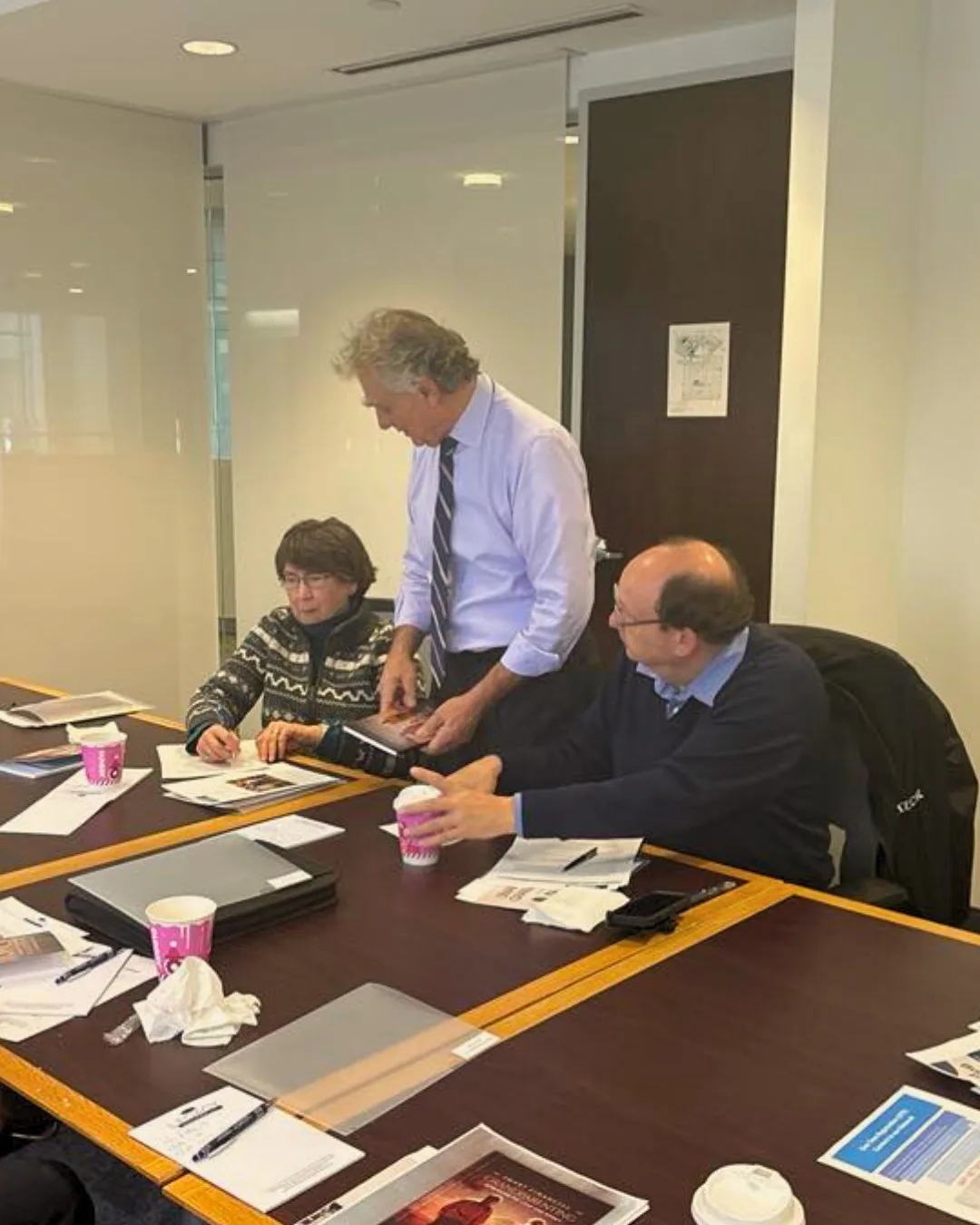 Paul Mauro in a one-on-one workshop session